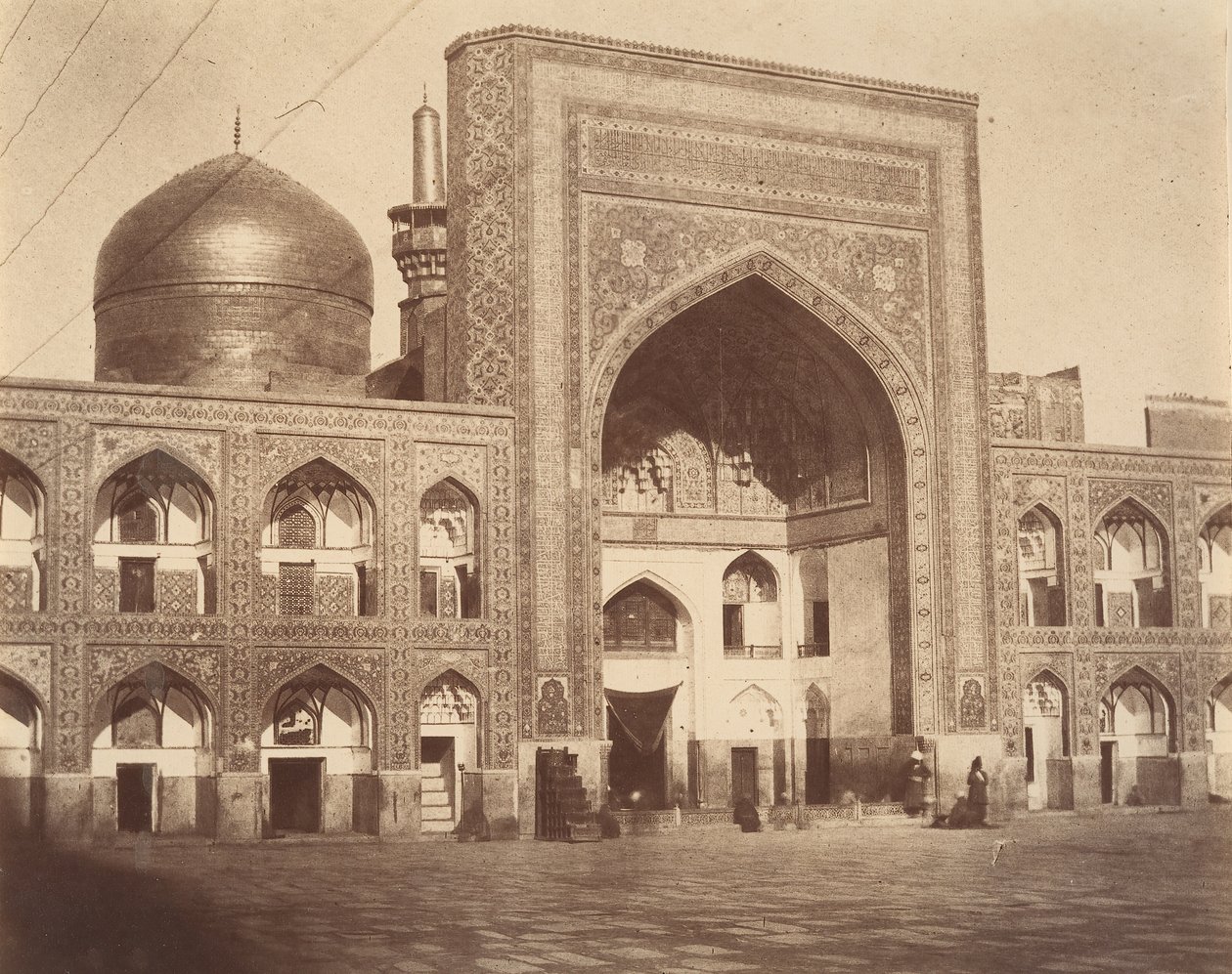 [Imamen Rezas hovedport, Mashhad, Iran], 1850