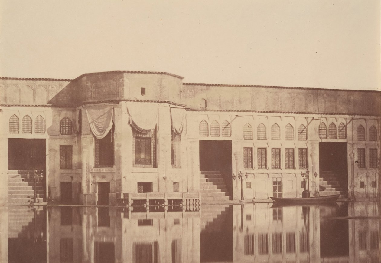 [Sommerresidens Qasr of the Shah, Emarat-e xoruji, Teheran, Iran], 1840