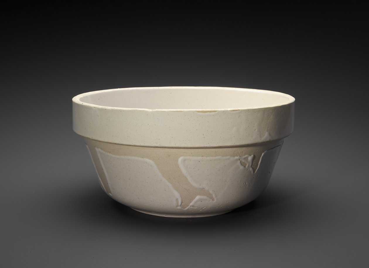 Skål, c. 1888-1915 (bristolglaseret stentøj) af Pottery Star