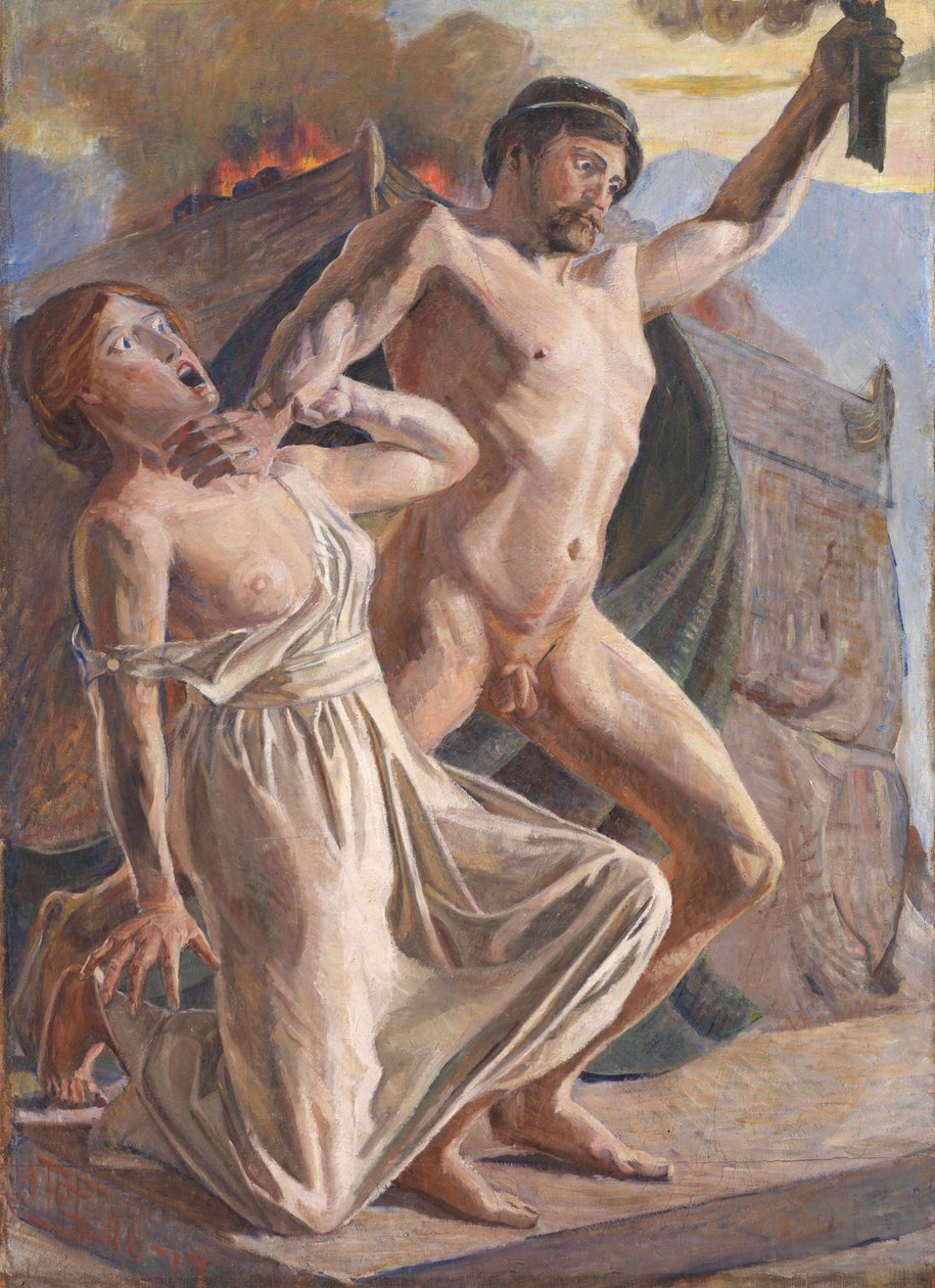 Prometheus berøver ilden af Poul S. Christiansen