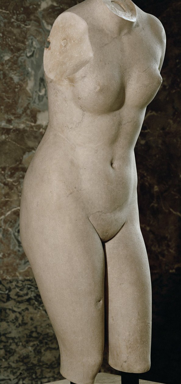 Afrodite fra Knidos, antik kopi af en original af Praxiteles ... af Praxiteles (after)