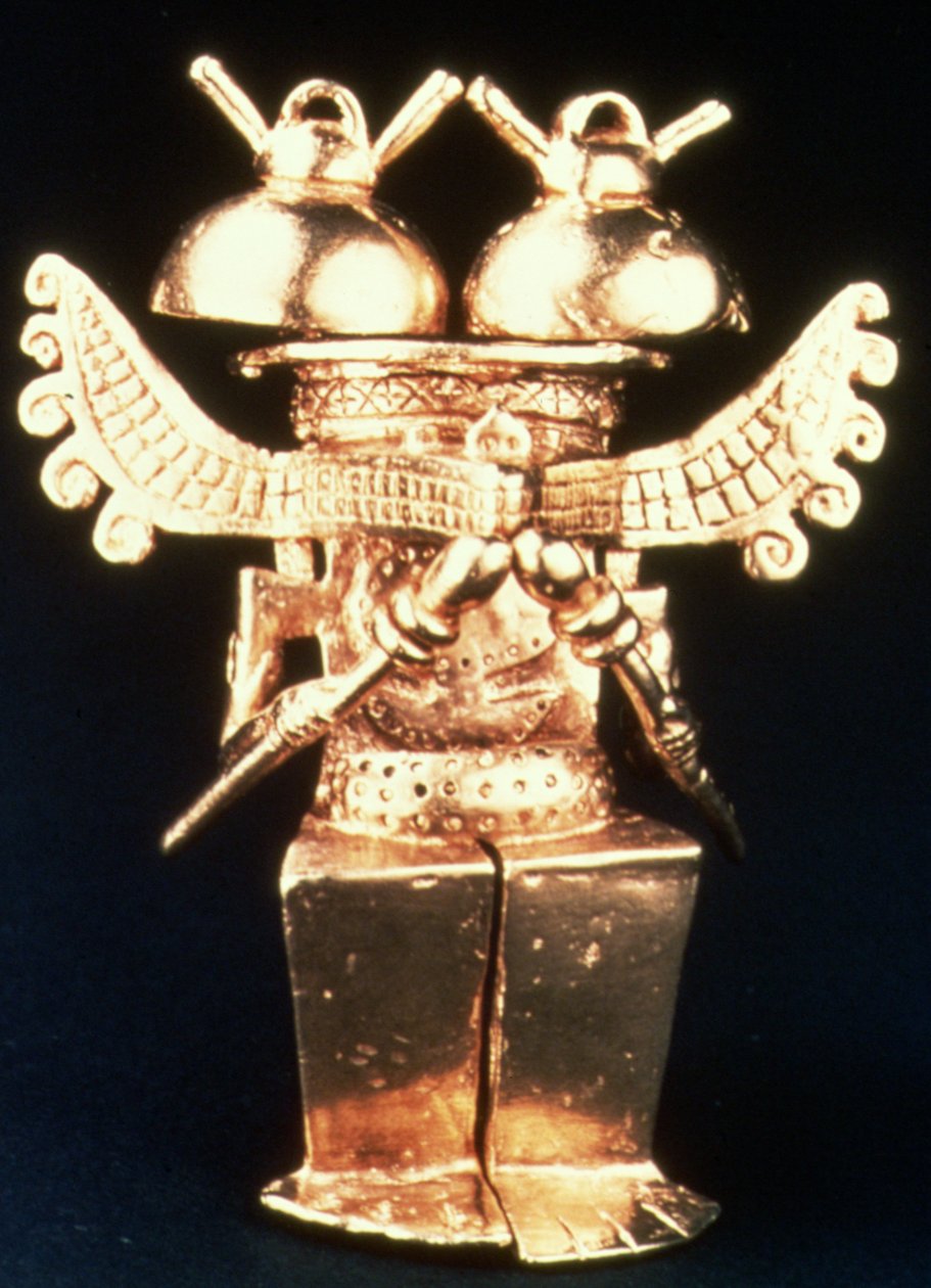 Darien Pectoral (støbt guld) af Pre Columbian