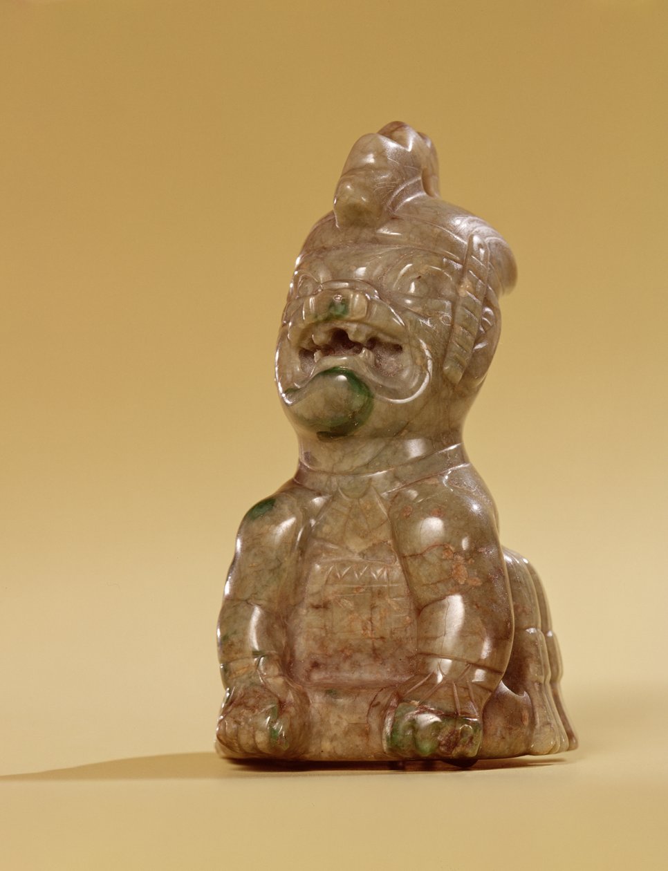 Jaguar, Olmec-kultur (jade) af Pre Columbian