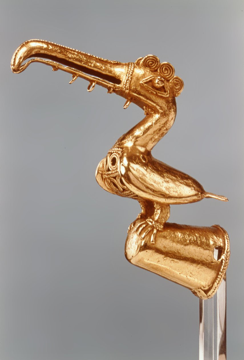 Tukan (guld) af Pre Columbian