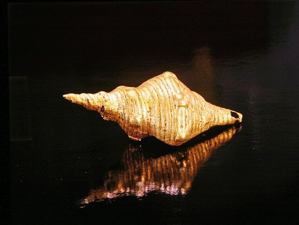 Muisca skal (guld) af Pre Columbian Pre Columbian
