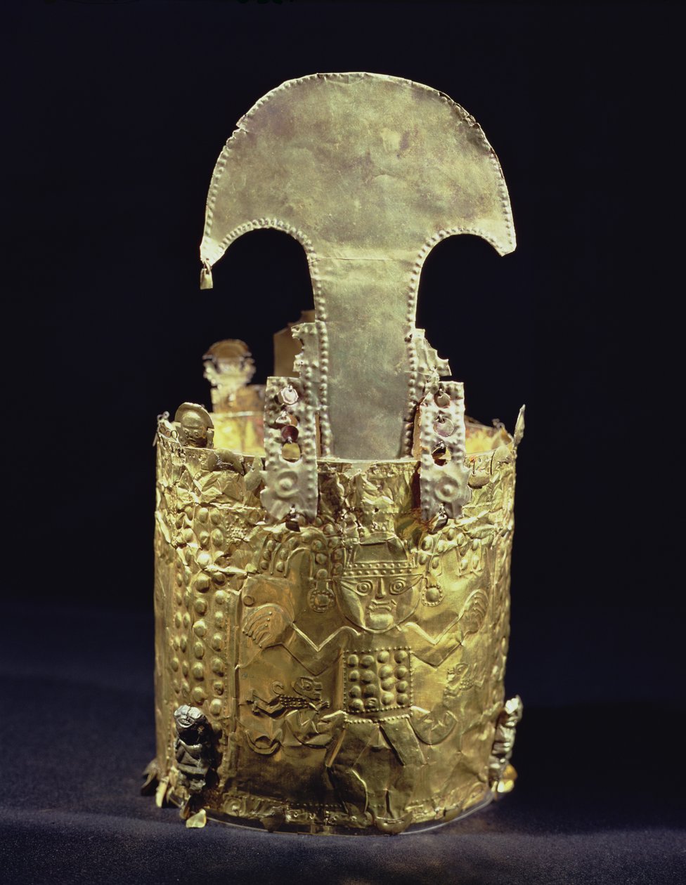 Krone, Chimu (guld) af Pre Columbian