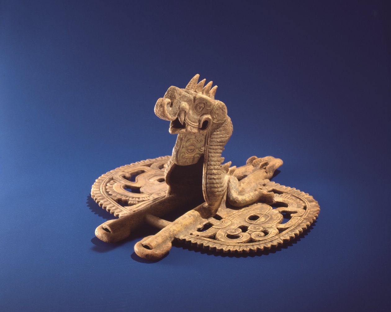 Dobbeltfløjte, Vera Cruz (keramik) (se også 232771) af Pre Columbian Pre Columbian