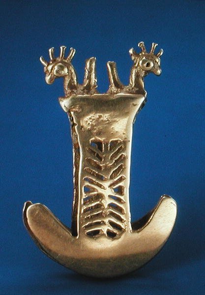 Pincet fra Tomlina-regionen i Colombia (guld) af Pre Columbian Pre Columbian