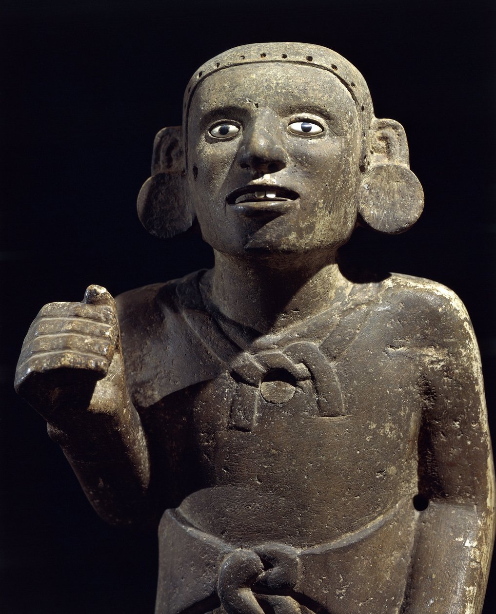 Præcolumbiansk civilisation: skulptur af en aztekisk præst af Pre Columbian