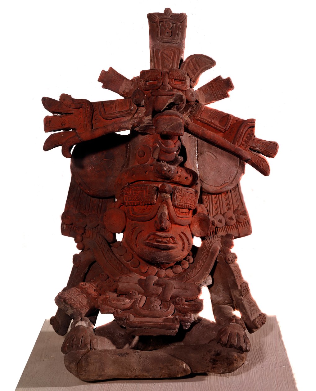 Før colombiansk civilisation: gravurne, der repræsenterer ildguden. 200-300 e.Kr. Mexico City, Nationalmuseet for Antropologi, Mexico af Pre Columbian Pre Columbian