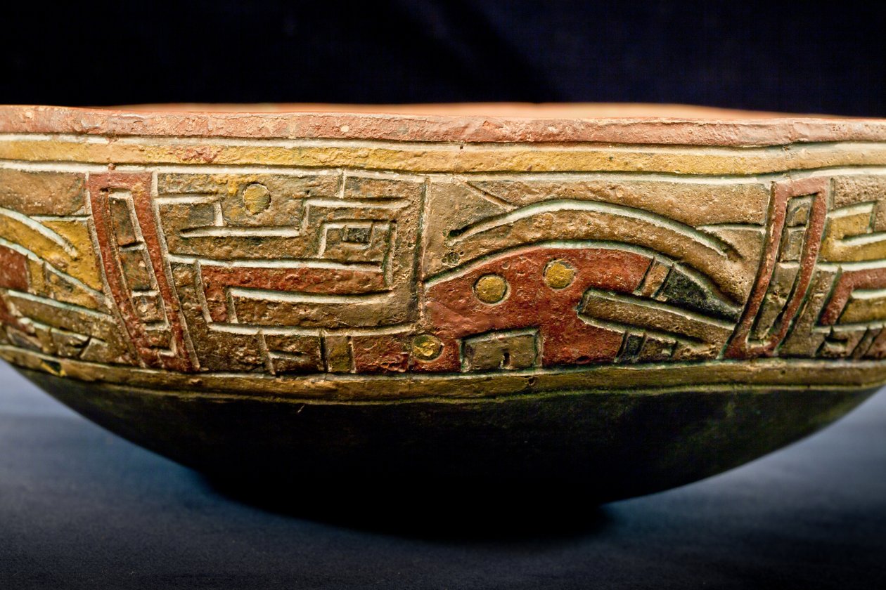 Kop / Paracas-kultur (terrakotta) af Precolombian Precolombian