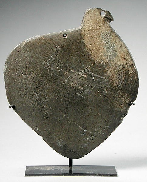 Fuglehovedet palet, muligvis en perlehøne, Naqada II-periode, ca. 3500-3100 f.Kr. (grøn skifer) af Predynastic Period Egyptian