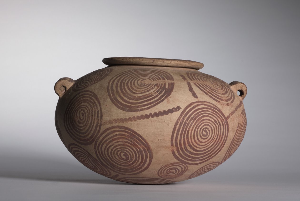 Squat krukke med lugehåndtag, ca. 3400-3300 f.Kr af Predynastic Period Egyptian