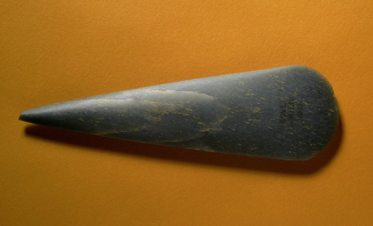 Økse fra Boves, Amiens (jade) af Prehistoric