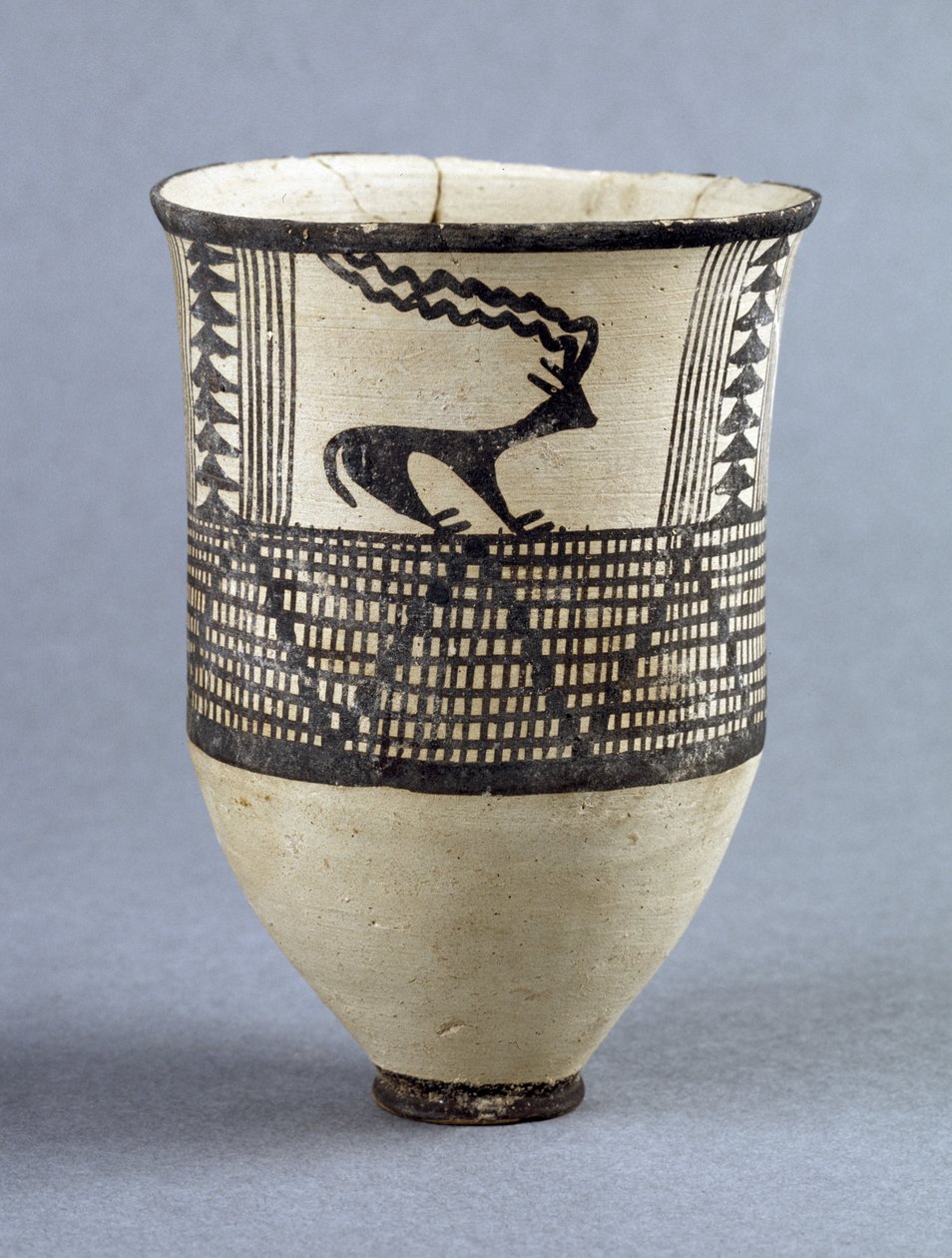 Malet forhistorisk vase, Iran, (ler) af Prehistoric