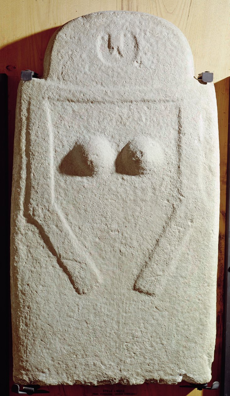 Statue Menhir, ca.1800-750 f.Kr af Prehistoric