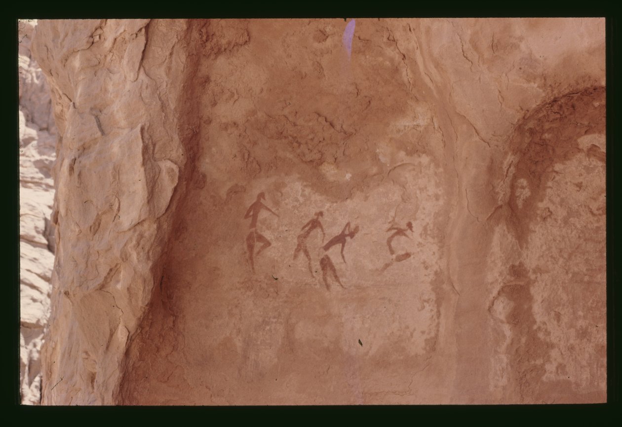 Menneskelige figurer (klippemaleri) af Prehistoric