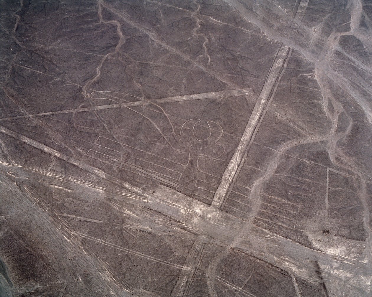 Luftfoto af Nazca -linjer (fotografering af Prehistoric Prehistoric