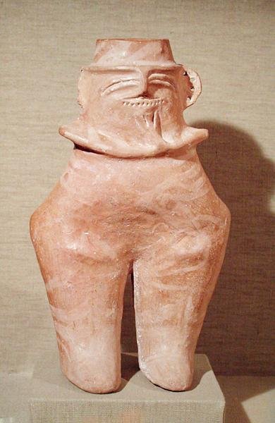 Antropomorfisk vase, Gumelnitza Civilisation, 2500-2000 f.Kr. (keramik) af Prehistoric Prehistoric