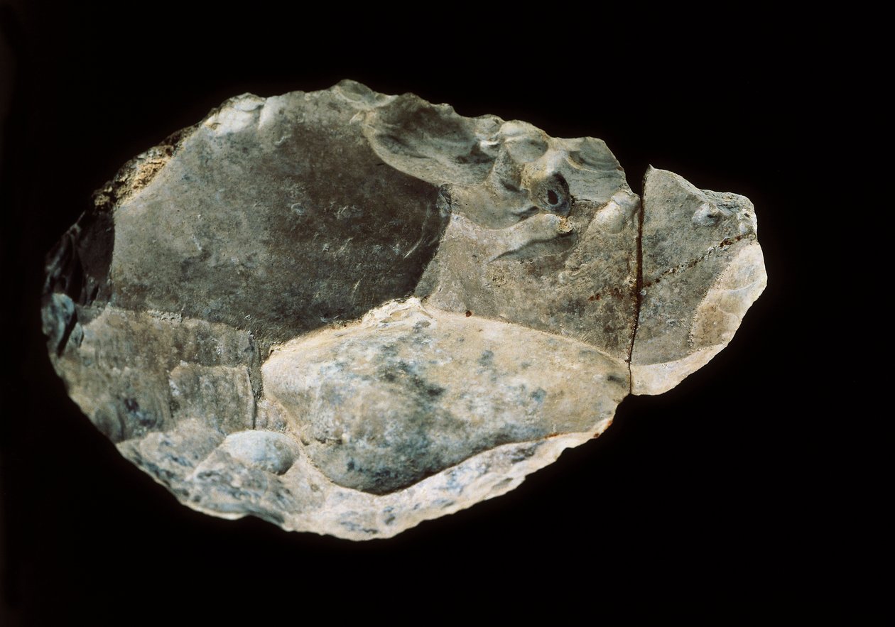 Dobbeltsidet flint, øvre palæolitikum (flint) af Prehistoric Prehistoric