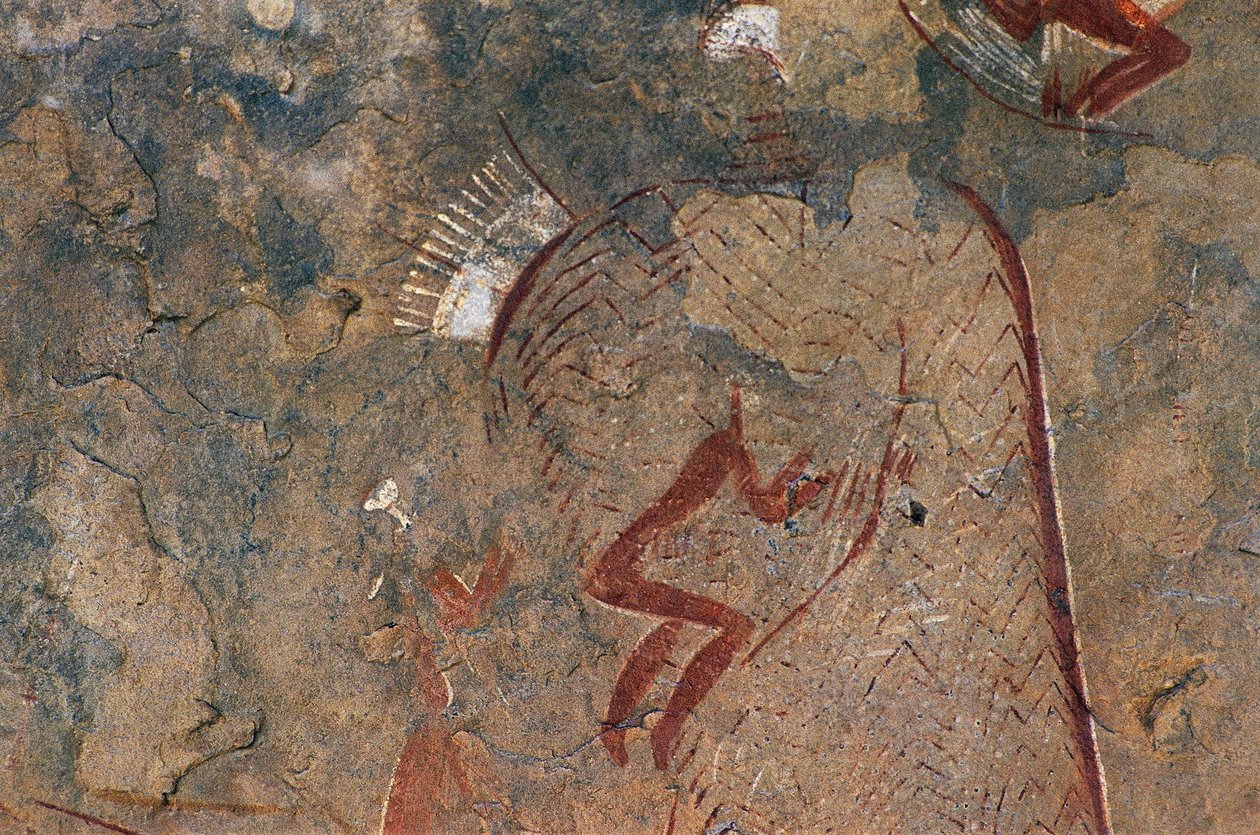 Menneskelige figurer (hulemaleri) af Prehistoric Prehistoric