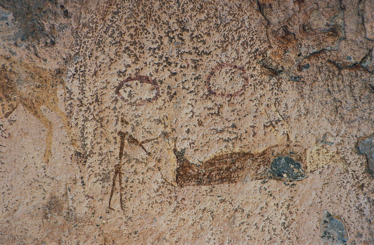 Menneskefigurer (hulemaleri) af Prehistoric Prehistoric