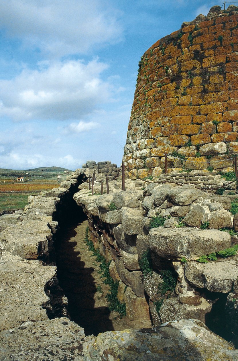Italien, Sardinien-regionen, Torralba, provinsen Sassari, arkæologisk kompleks af Nuraghe Sant
