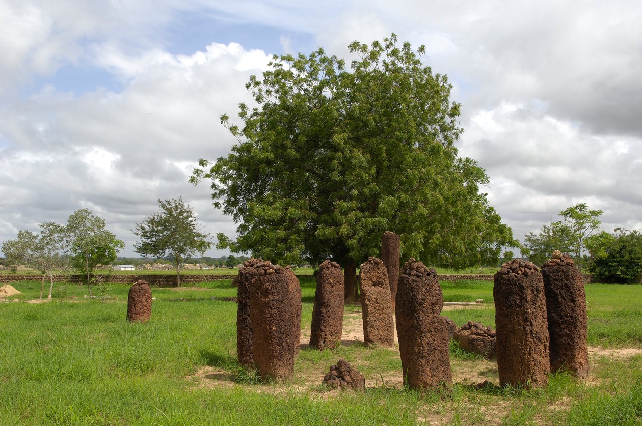 Forhistorie: Megalitisk cirkel af sten fra Wassu, Gambia (foto) af Prehistoric Prehistoric