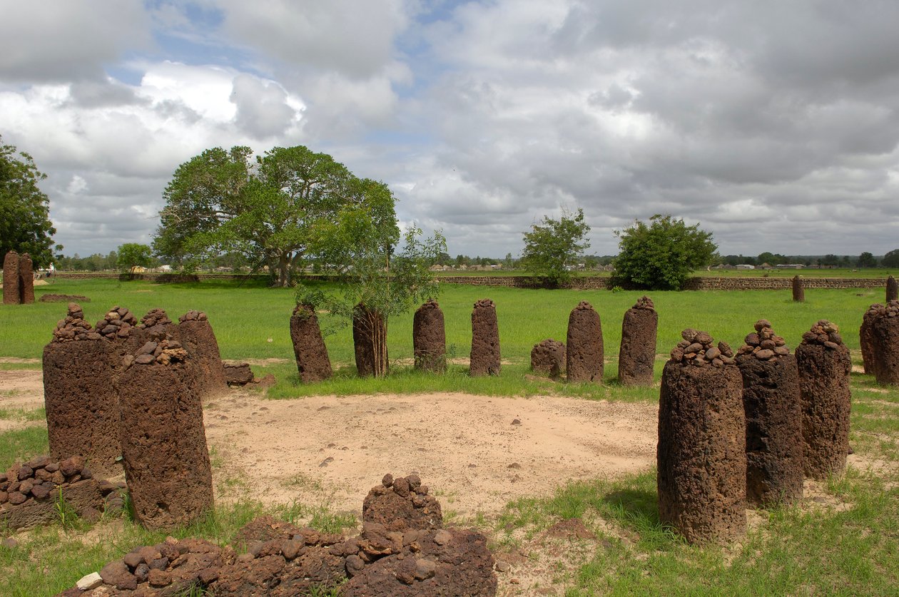Forhistorie: Megalitisk cirkel af sten fra Wassu, Gambia (foto) af Prehistoric Prehistoric
