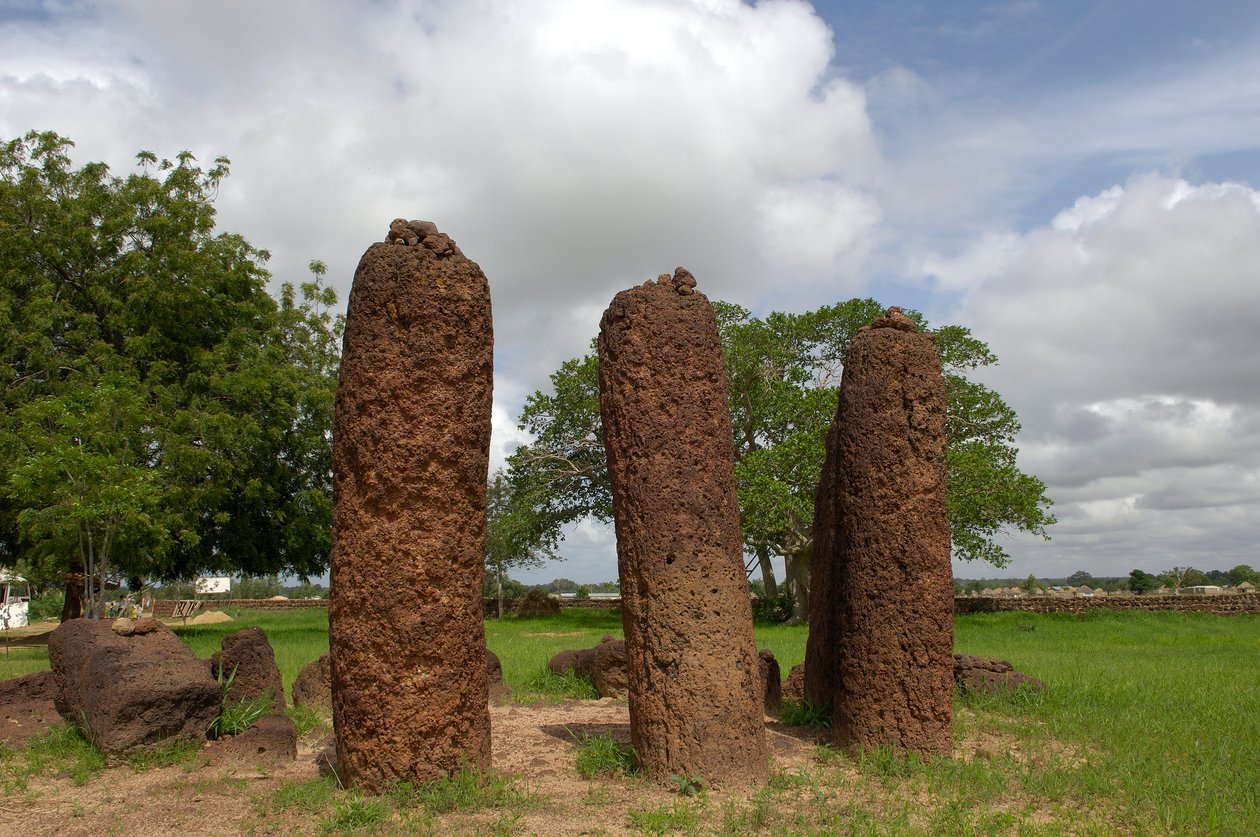 Forhistorie: Megalitisk cirkel af sten fra Wassu, Gambia (foto) af Prehistoric Prehistoric