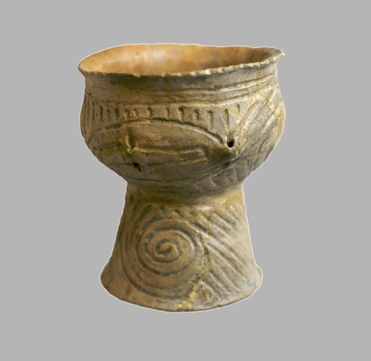 Pokal med slanger, 4400-4100 f.Kr af Prehistoric Russian Culture