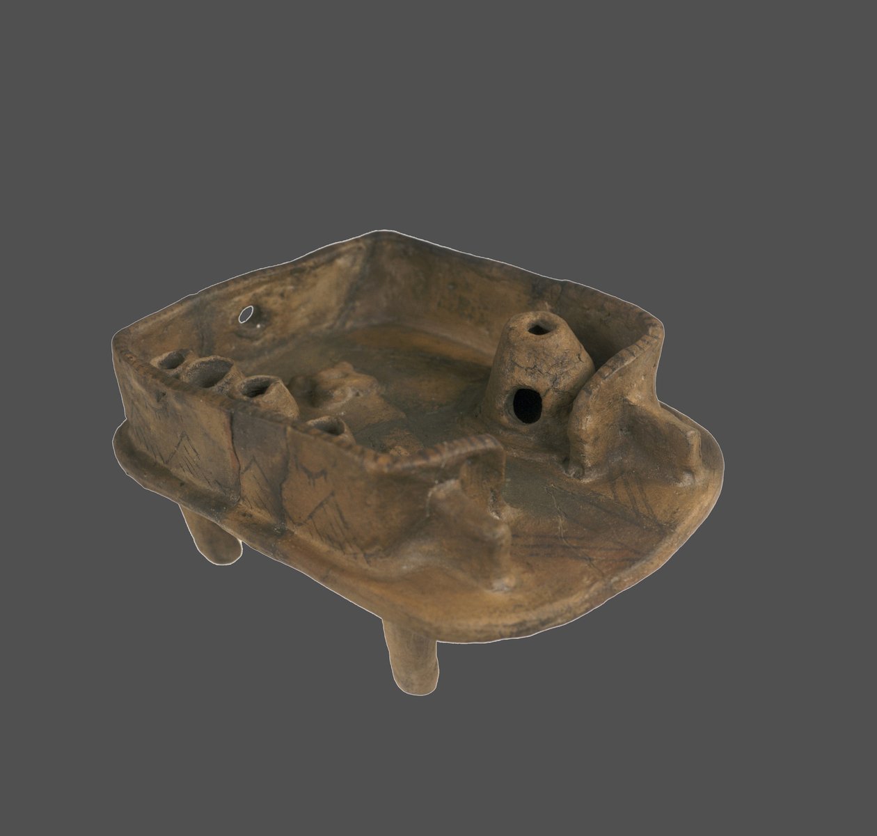 Model af et hus, 3800-3600 f.Kr af Prehistoric Russian Culture