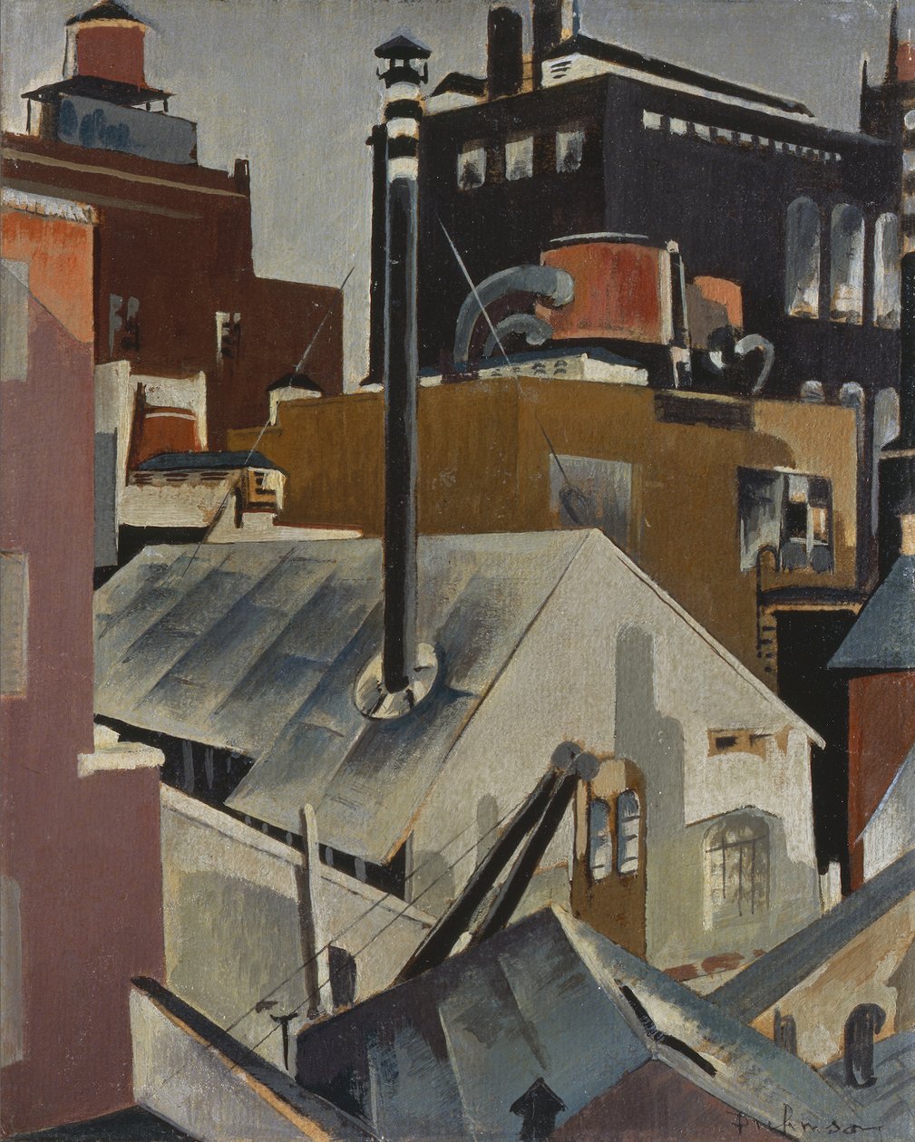 Studie for "Industry", begyndelsen af 1920