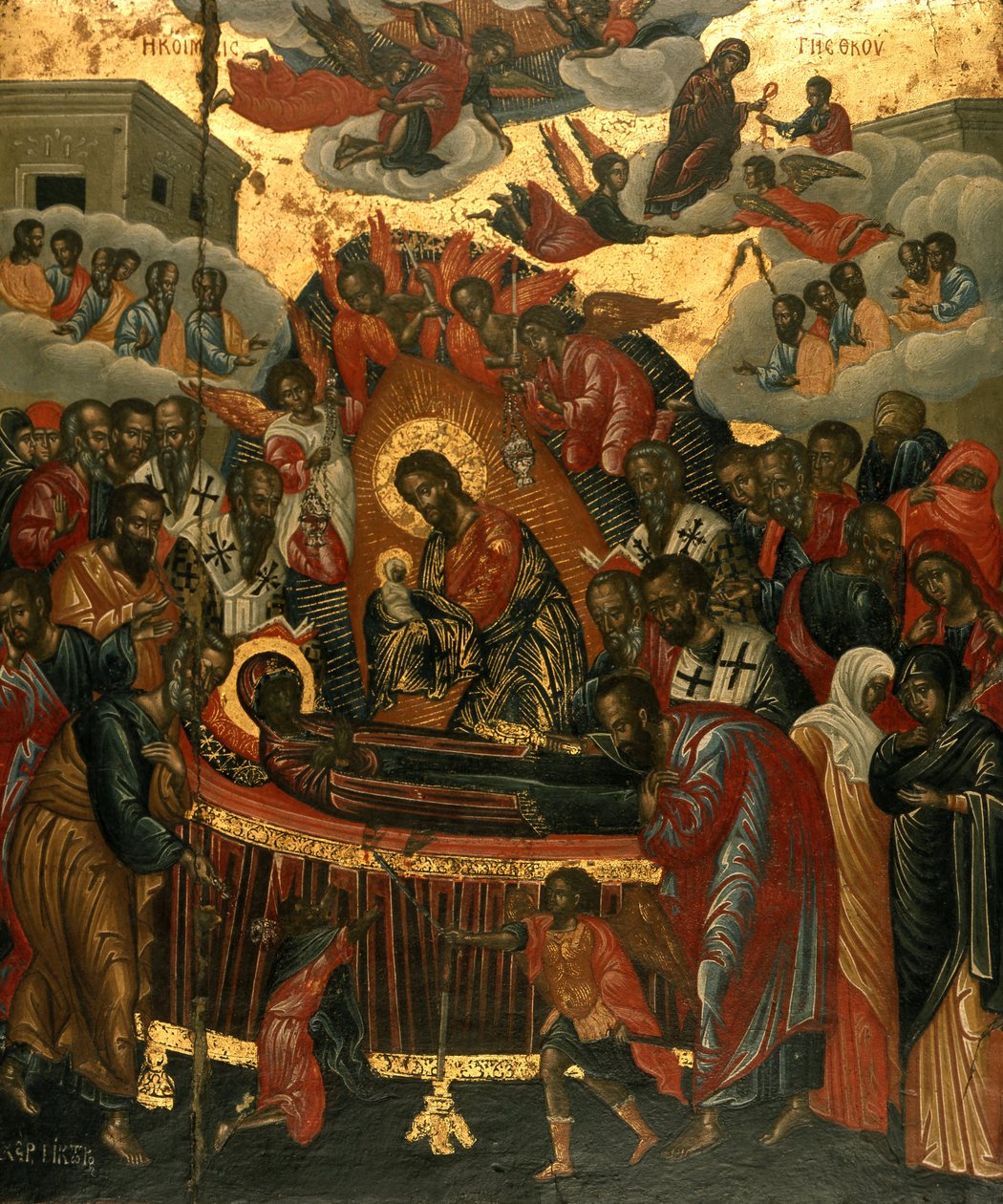 Jomfruens Dormition af Priest Victor
