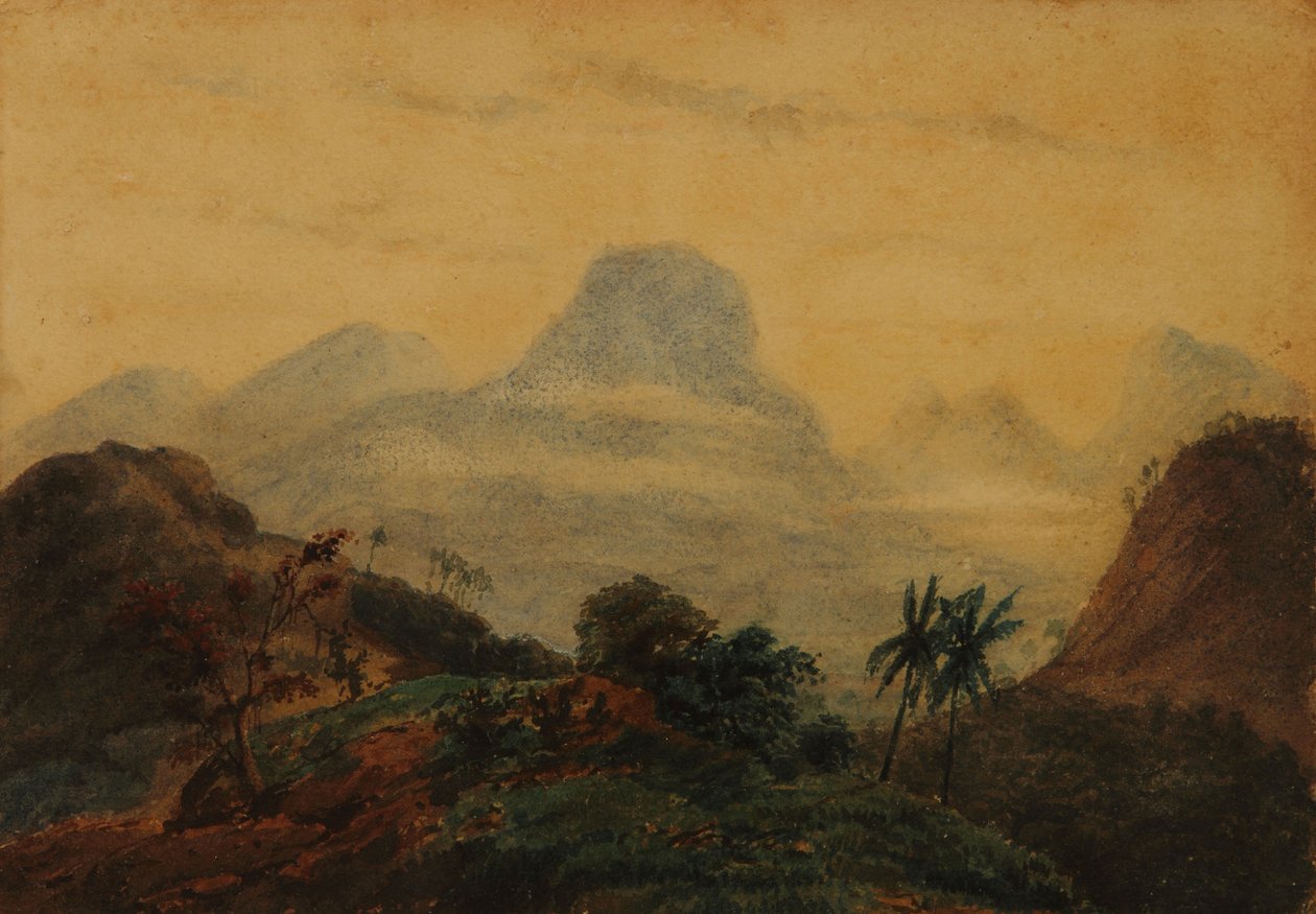 Landskab (souvenir fra Brasilien) af Prilidiano Pueyrredon