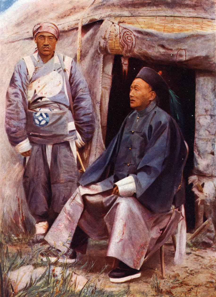 Taotai fra Kashgar, ca. 1910 af Prince Alexandre Gagarine