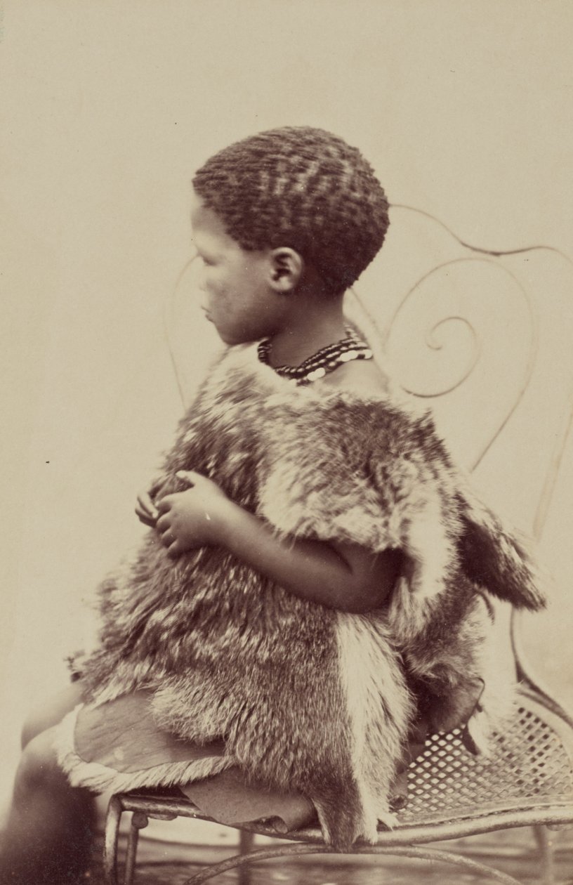 Betty, fillette hotentotte (hottentot-pige), 9 år af Prince Roland Napoleon Bonaparte