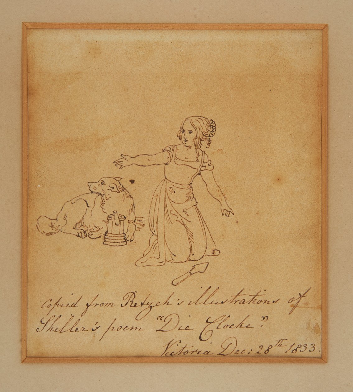 Skitse af prinsesse Victoria af Princess Royal (1840 1901) Victoria