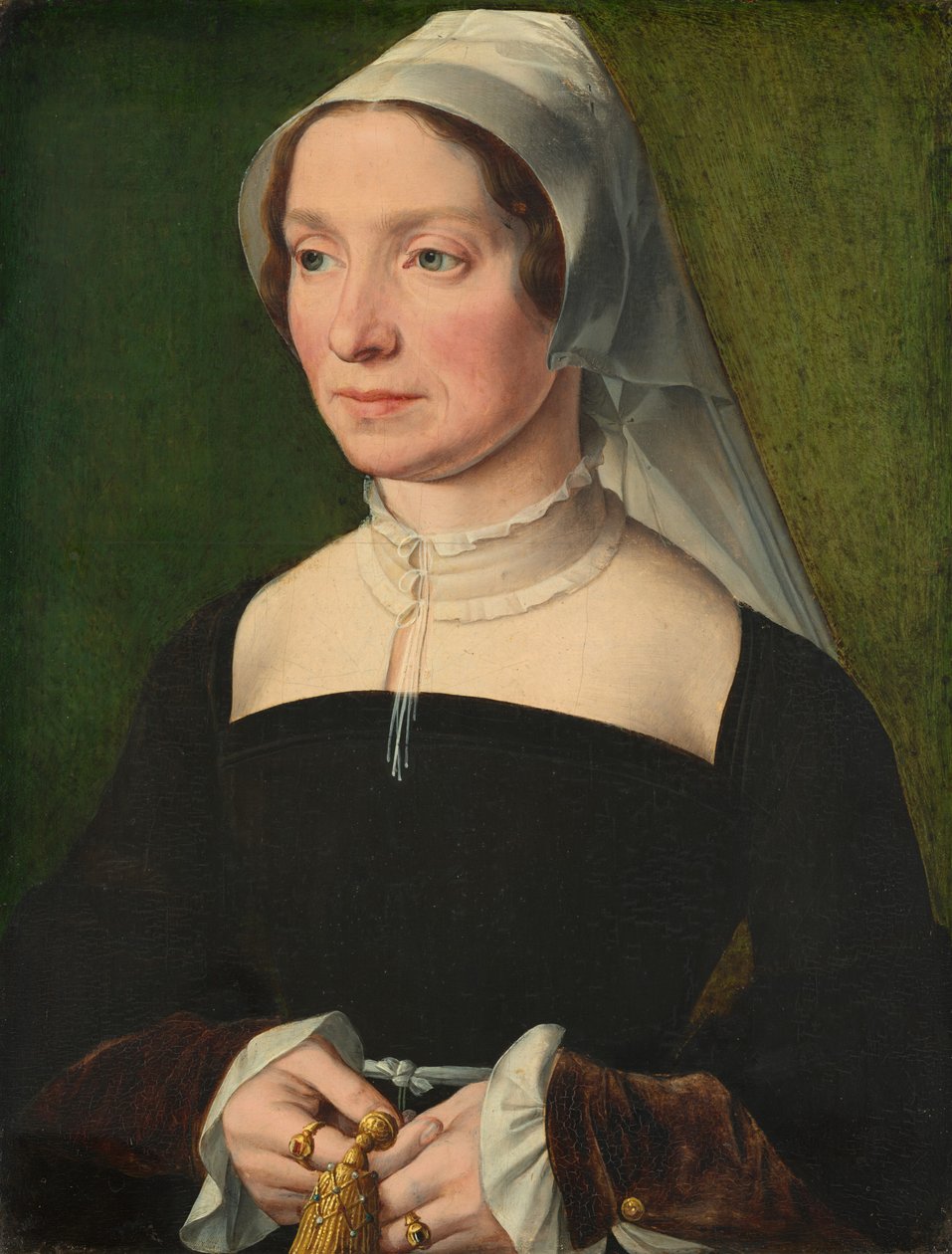 Hustru til et medlem af familien de Hondecoeter af Probably Antwerp 16th Century