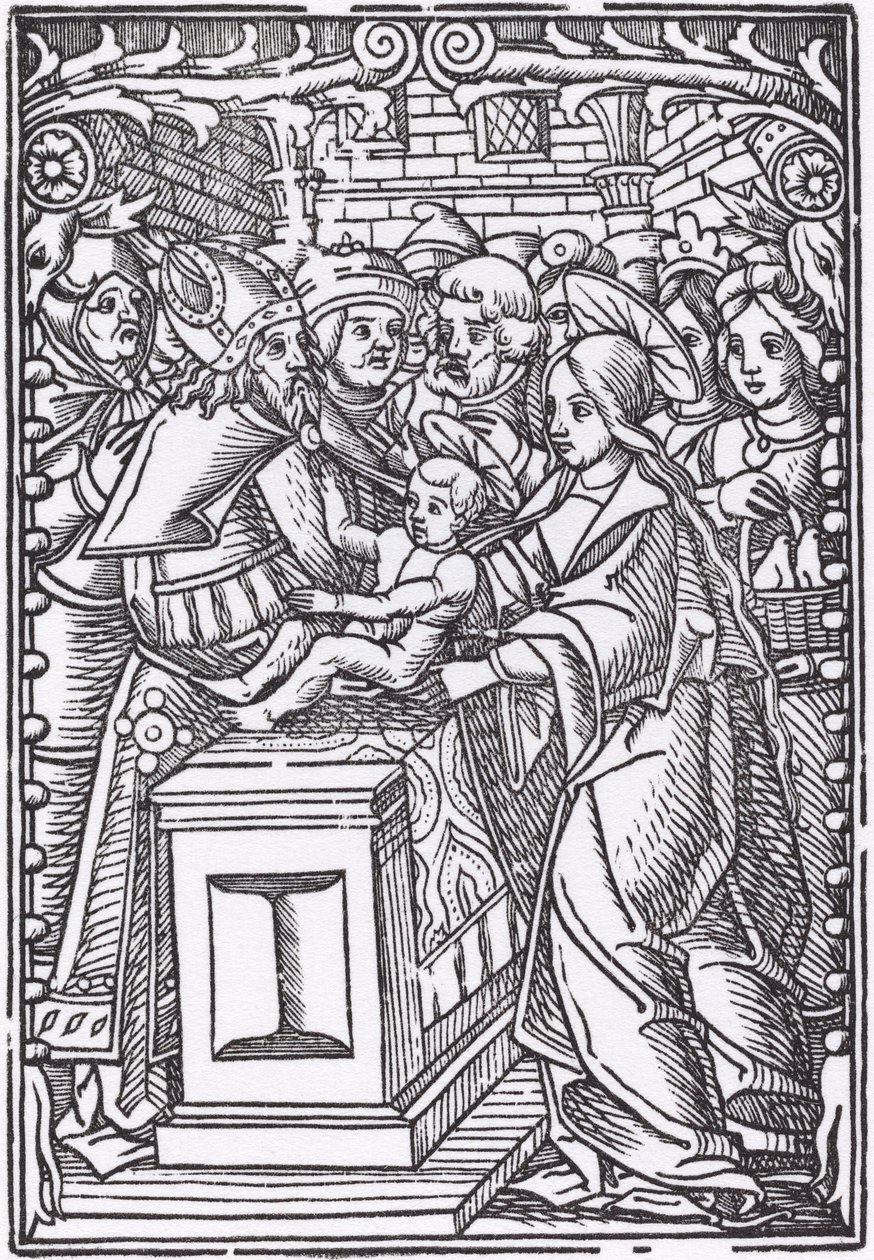 Præsentation i templet af Probably French 16th Century
