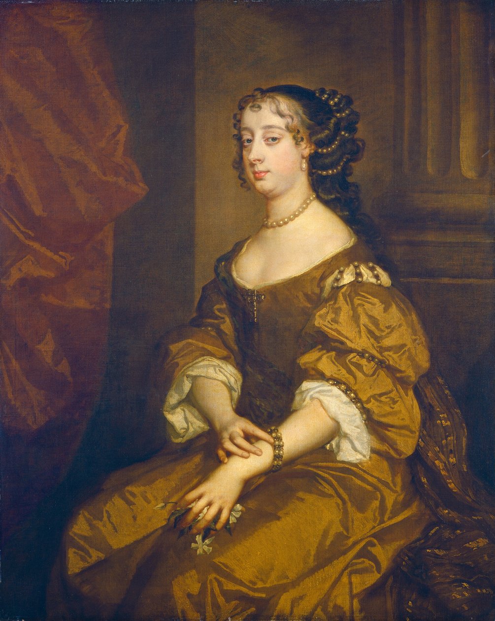 Barbara Villiers, hertuginde af Cleveland af Probably chiefly studio of Sir Peter Lely