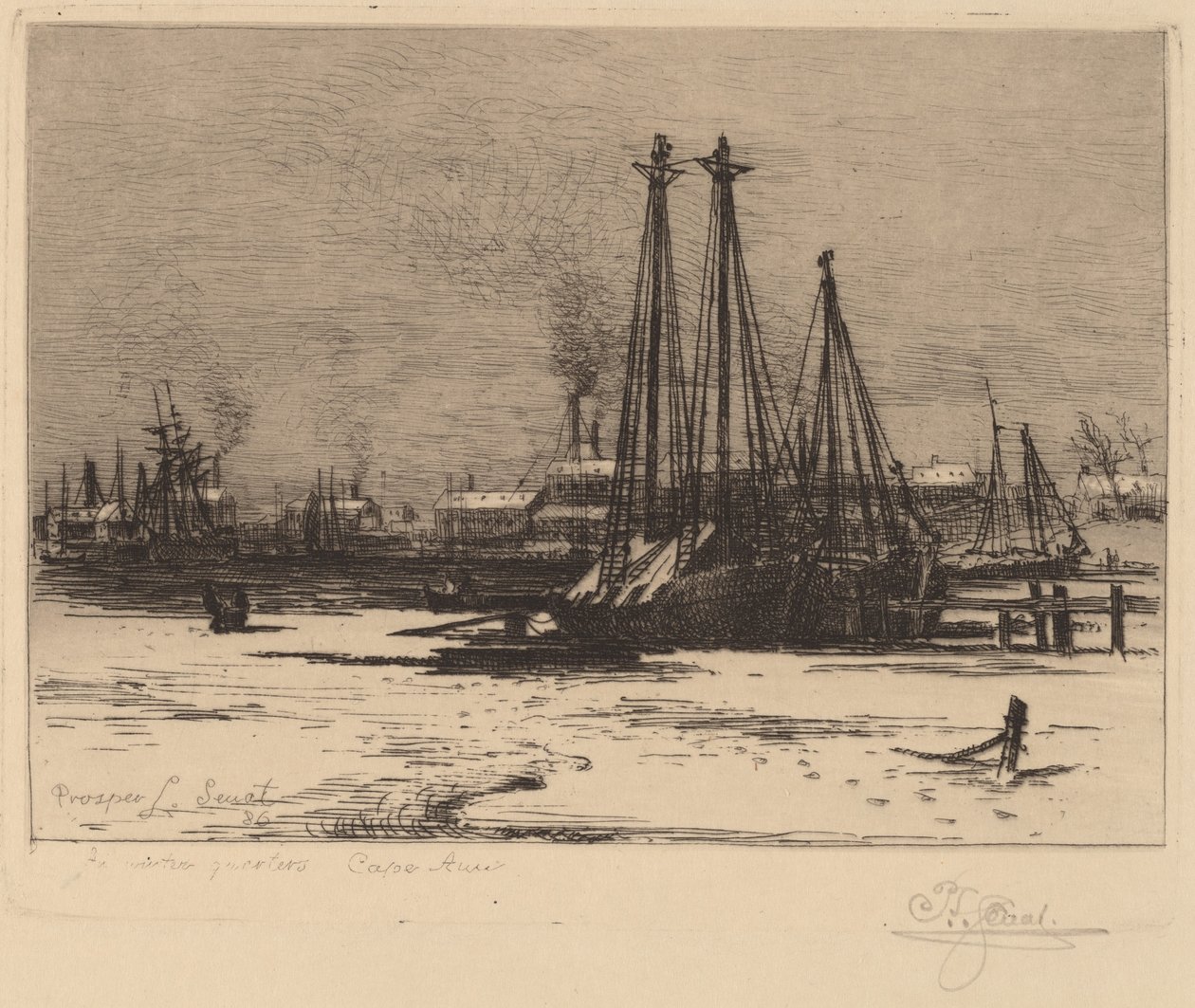 Winter Quarters - Cape Ann af Prosper Louis Senat