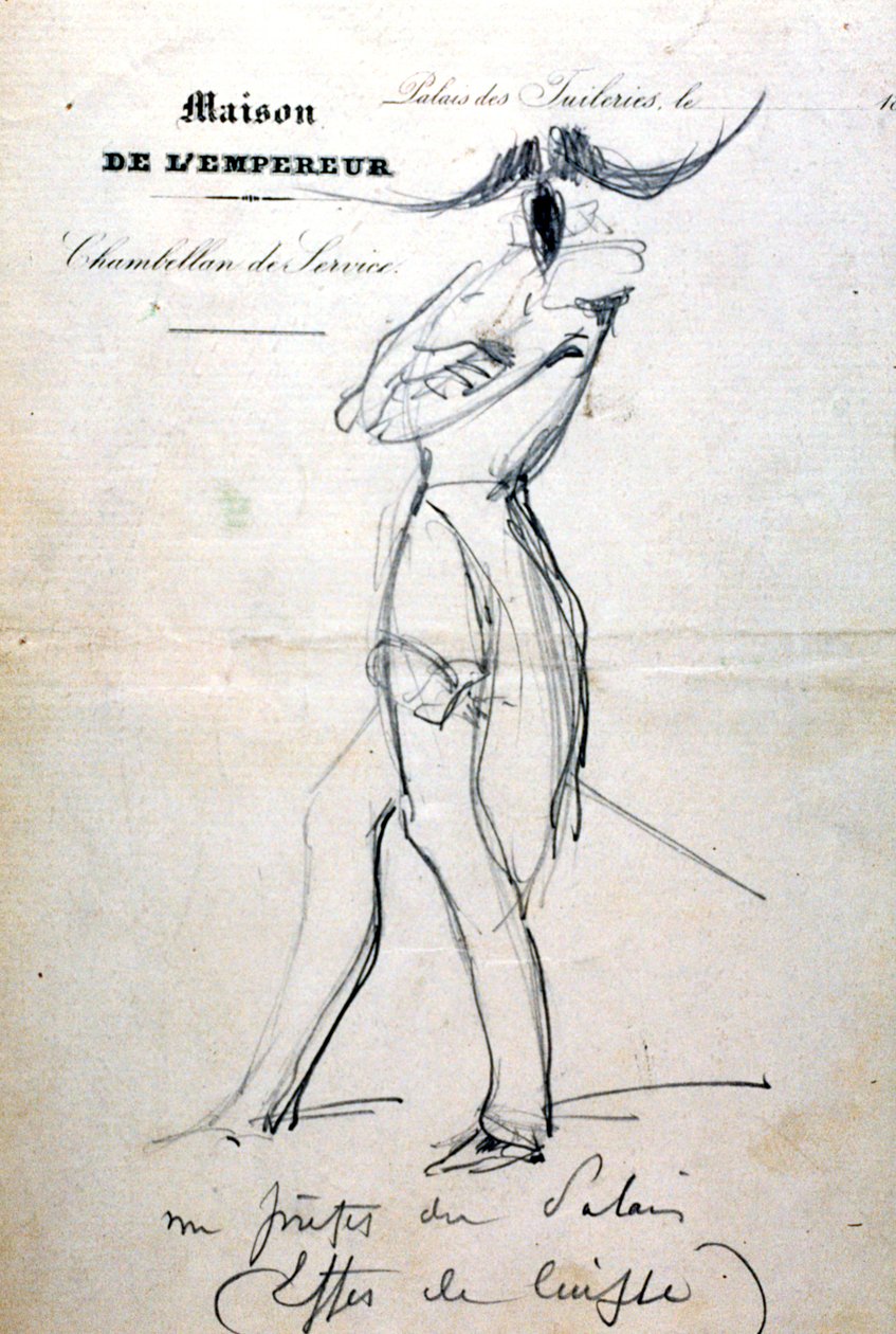 Studie, Kejserens Hus, c 1823-1870 af Prosper Merimee