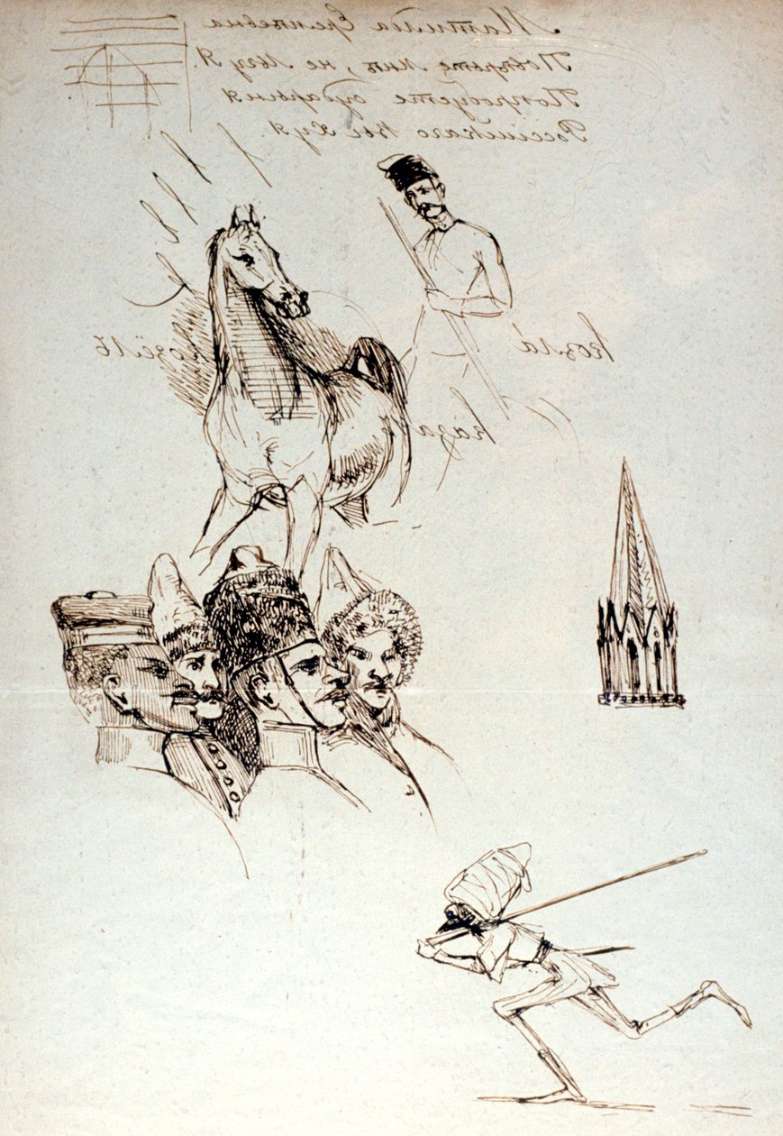 Studie af russere, c1823-1870 af Prosper Merimee