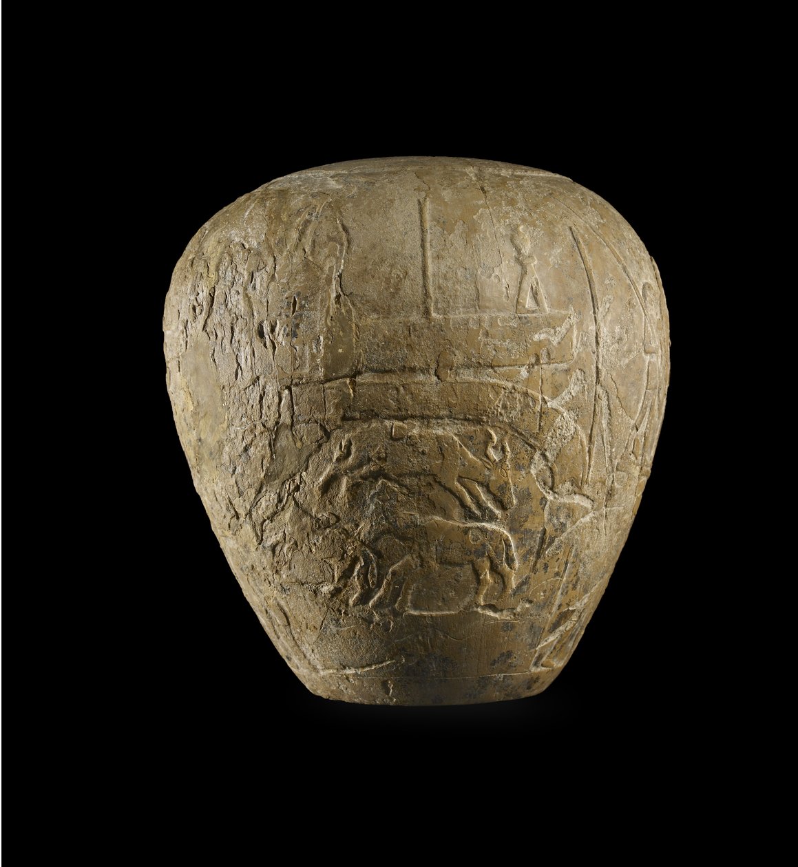 Narmers spidskæppe (kalksten) af Protodynastic Period Egyptian