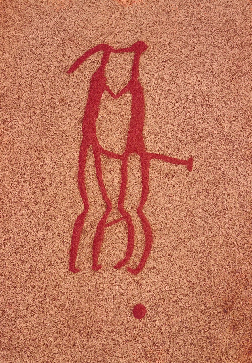 Idol-par (klippeudskæring) af Protohistoric