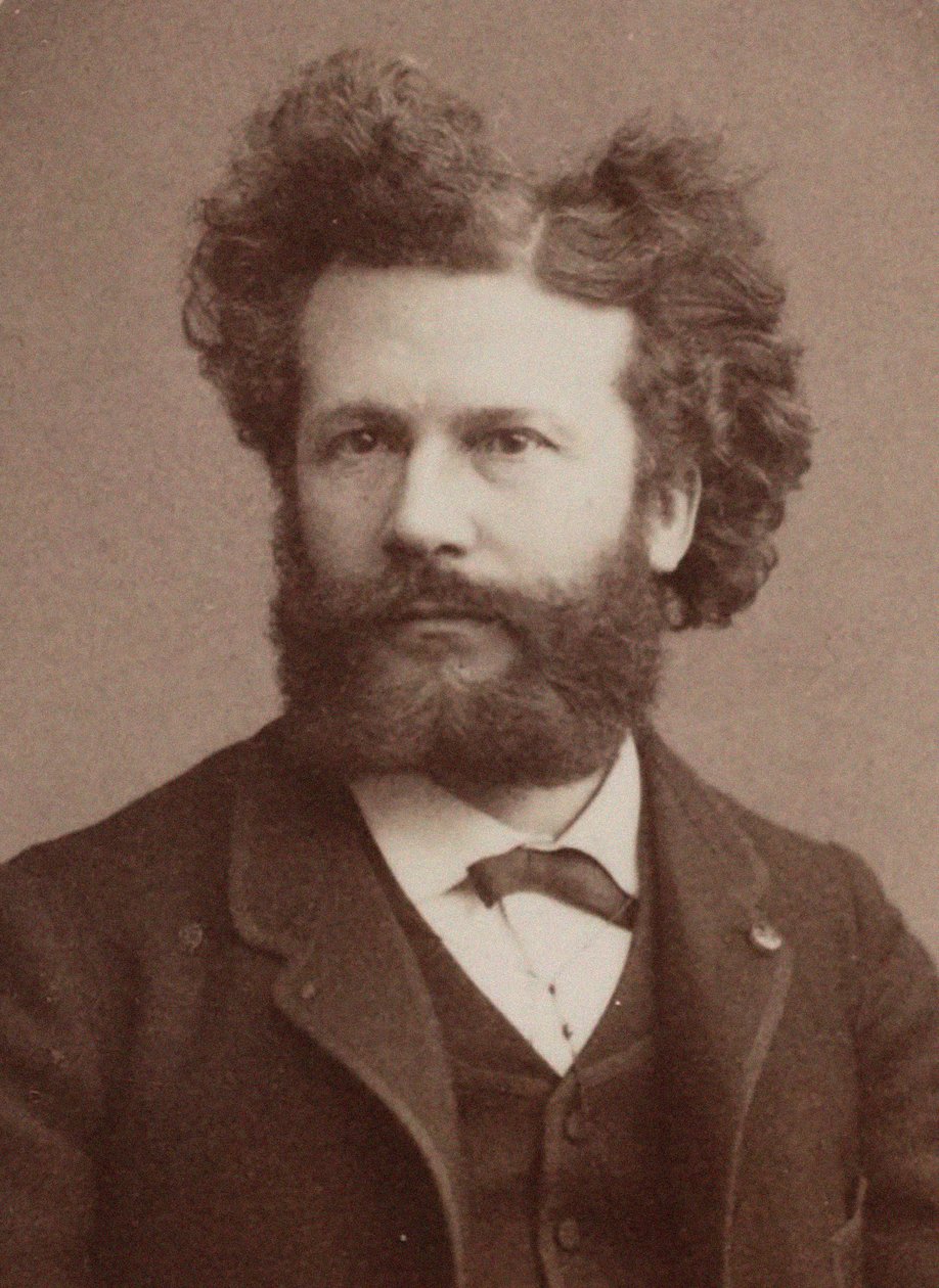 Portræt af Camille Flammarion 1842-1925, 1884. af Prudent René Patrice Dagron