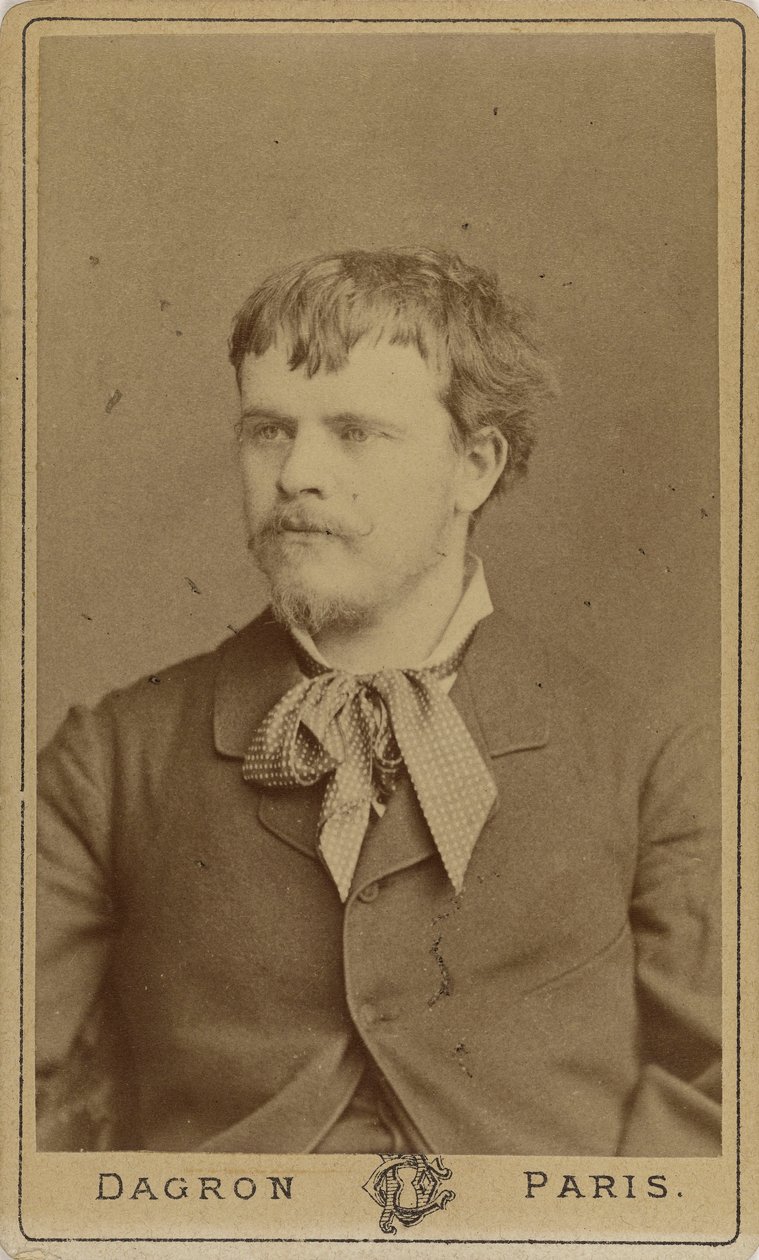Portræt af maleren Jules Bastien-Lepage 1848-1884, ca. 1875. af Prudent René Patrice Dagron