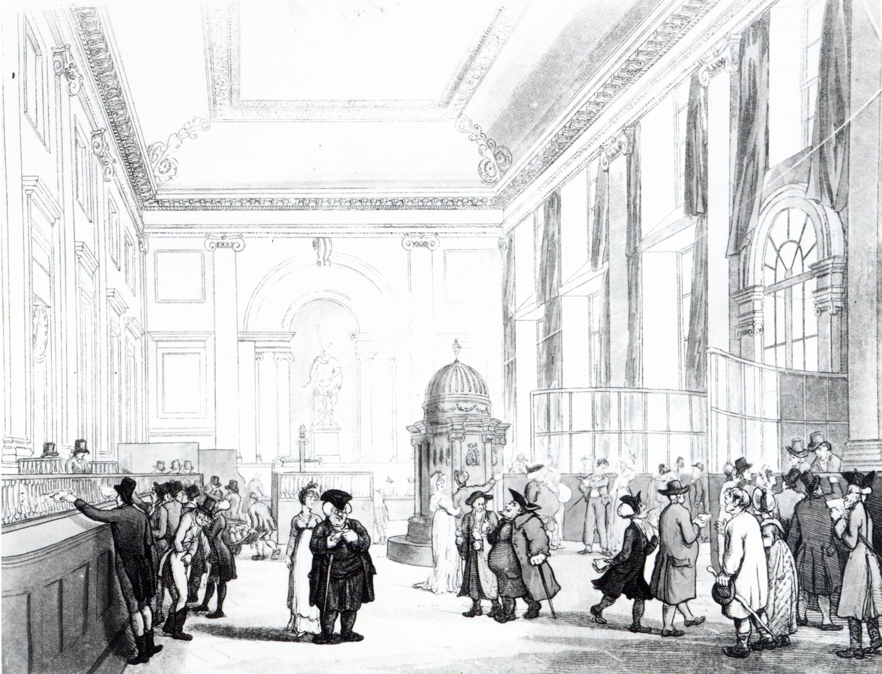Bank of England, Great Hall, fra Ackermanns 