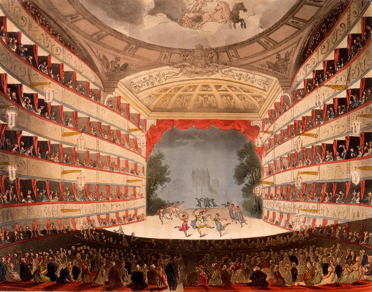 Opera House, London, fra Ackermann